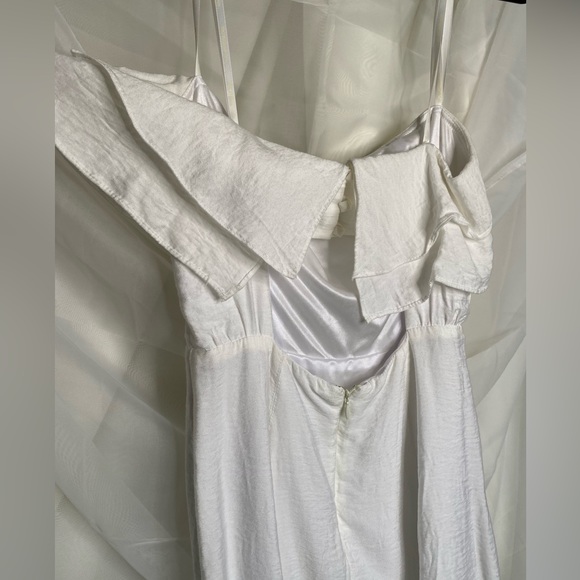 BCBGeneration Strapless Cotton Cutout Dress Flowy Open Back Size 2 - Picture 5 of 7